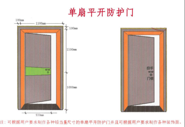 红河2mmpb防护铅门